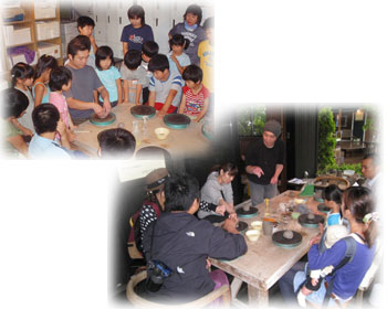 出張体験陶芸教室